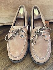 Sperry Top-Sider Authentic Original 2 Eye Natural Boat Shoe Men's size 11 W *LN* for sale  Shipping to South Africa