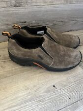 Merrell Jungle Moc Mens Size 8 Gunsmoke Brown Slip On Casual Shoes J52931 EUC for sale  Shipping to South Africa