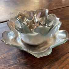 Glass lotus flower for sale  DUNMOW