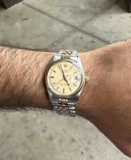 Pulsera Rolex DateJust 36 mm oro 14k y plata Jubileo con bisel acanalado dorado segunda mano  Embacar hacia Mexico