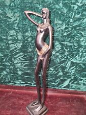 Vintage wooden african for sale  ILFORD