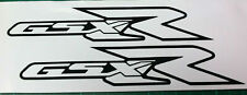 2 X  GLOSS BLACK  SUZUKI GSX-R   VINYL DECAL STICKERS  170mm x 33mm  for sale  Shipping to South Africa