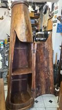 Antique handcrafted canoe for sale  LONDON