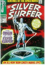 Postal de Marvel Comics: Silver Surfer #1 cubierta (John Buscema) (EE. UU., 1991) segunda mano  Embacar hacia Argentina