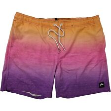Usado, Shorts de prancha enferrujado masculino tamanho 34 multicolorido - praia surf natação casual  comprar usado  Enviando para Brazil