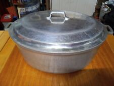 Vintage Dutch Oven Roaster Miracle Maid G2 Heavy Cast Aluminum  With Lid  for sale  Merkel