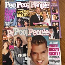 Lote de revistas People da década de 1990 (6) Harrison Ford Royal Weddings Ricky Martin Madonna comprar usado  Enviando para Brazil