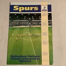 Tottenham hotspur 1993 for sale  UK