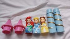 LOTE DE BONECOS DISNEY PRINCESS MEGA BLOKS ARIEL BELLE CINDERELLA 2003 comprar usado  Enviando para Brazil