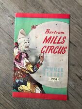 Circus programme bertram for sale  POOLE