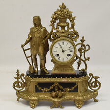Stary działający zegar figur z XIX wieku St.Dyziers Francja wysokość 37 cm na sprzedaż  PL