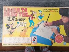 Vintage 1981 Hasbro Learn To Draw The Disney Way Drawing Board Toy Not COMPLETE for sale  Shipping to South Africa
