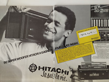Hitachi vintage publicite d'occasion  Lilles-Lomme
