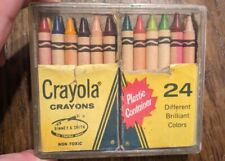 Lápices vintage Crayola Binney & Smith ~ 24 unidades en caja de plástico completa segunda mano  Embacar hacia Argentina