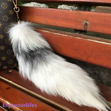 Usado, 40cm/16" de comprimento cruz real cauda de raposa chaveiro bolsa chaveiro pingente peludo  comprar usado  Enviando para Brazil