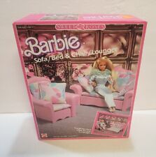 Barbie Sweet Roses 1987 sofá cama y silla tumbona 4771 sellado en caja  segunda mano  Embacar hacia Argentina