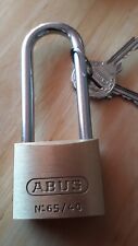 Abus 63mm keys for sale  BEAUMARIS