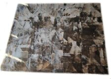 Używany, błyszcząca ciemna czekolada 160x200 krótkowłosy futrzany koc prawdziwe futro na sprzedaż  PL