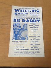 1991 wrestling flyer for sale  NORTHAMPTON