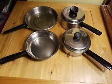 Used, 6 Piece Set Lifetime Cookware T304 CC Stainless USA Pots Pans Skillet for sale  Shipping to South Africa