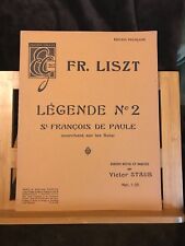 Liszt légende saint d'occasion  Rennes