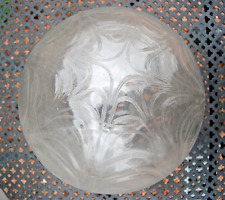 Globe verre gravé d'occasion  Moulins