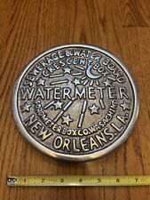 New Orleans Water Meter Cover Trivet Hot Plate 8” Kitchen Home Decor Metal Round for sale  Shipping to South Africa