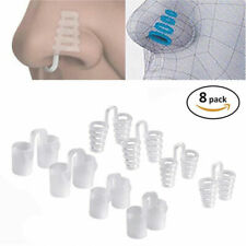 8X Anti Snoring Nose Clip Nasal Dilator Stop Snore Easy Breathe Soft Plastic New comprar usado  Enviando para Brazil