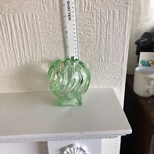 Green round vase for sale  MORECAMBE