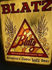 Blatz lighted beer for sale  Shipping to Ireland