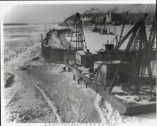 1936 Press Photo dragagem de areia em andamento na costa - ata03526, usado comprar usado  Enviando para Brazil