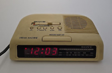 VTG Sony Dream Machine ICF-C25 Alarm Clock Radio Buzzer AM / FM Snooze  WORK for sale  Shipping to South Africa