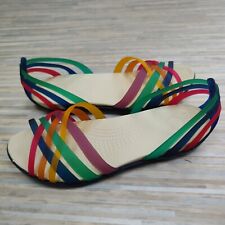 Crocs huarache rainbow for sale  BELFAST