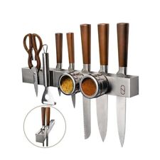 Suporte de faca magnético premium 16 polegadas para geladeira com armazenamento duplo comprar usado  Enviando para Brazil