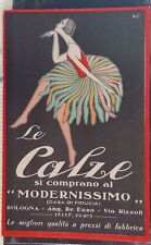 Cartolina pubblicitaria calze usato  Reggio Calabria