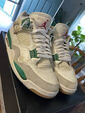 Size 10 Jordan 4 Retro SP Nike SB Mid Pine Green bred cement red used military for sale  Shipping to South Africa