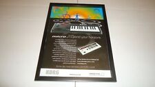 KORG MICRO X synthesizer-2007 framed original advert for sale  Shipping to Canada