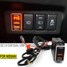 Portas USB Dual rápido telefone Carregador rápido QC3.0 Para Voltímetro Digital Led Nissan comprar usado  Enviando para Brazil