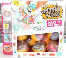 MGAs Miniverse Make It Mini Food Cafe Series 1 coleção completa de 18 1:6 faça você mesmo comprar usado  Enviando para Brazil