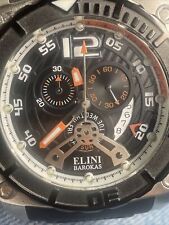 Relógio Elini Barokas aço preto e laranja, 20 ATM/660 pés comprar usado  Enviando para Brazil