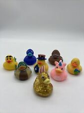 8 Rubber Ducks Variety Bath Time Play Collectible Unicorn Surfer Multicolor 2” for sale  Shipping to South Africa