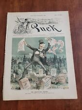 Revista Puck 30 de novembro de 1887 Vol XXII #560 desenhos animados políticos capa J. Keppler , usado comprar usado  Enviando para Brazil