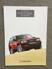 Vauxhall frontera sport for sale  WEYMOUTH