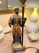 Vintage blackamoor lamp for sale  Richmond