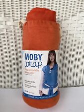 Moby Wrap One Size Orange With Instructions & Fabric Case, used for sale  Shipping to South Africa