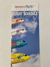 Western pacific airlines for sale  Palm Springs