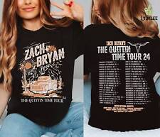 Camiseta Zach Bryan The Quittin Time Tour 2024, camiseta Zach Bryan Tour VN3520 comprar usado  Enviando para Brazil