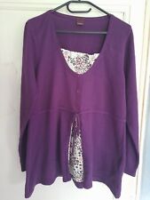 Pull violet maille d'occasion  Bergues