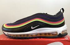 Nike Air Max 97 Joker para hombre talla 10 negro blanco corte púrpura verde CU4890-001 segunda mano  Embacar hacia Argentina