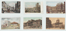 Vintage Postcards Liverpool The Exchange - Town Hall - Museum - Overhead Railway for sale  LIVERPOOL
